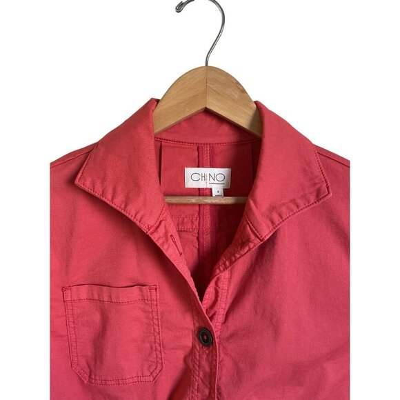 Chino by Anthropologie Orange Swing Jacket Size Small - Picture 5 of 10